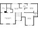 Upstairs floor plan displaying the primary bedroom, two secondary bedrooms, and a shared bath at 1450 Steam Engine Way, Conyers, GA 30013