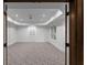 Carpeted room with recessed lighting, a built-in cabinet, and a window at 8805 Marion Dr, Duluth, GA 30097