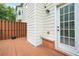 Wooden back deck with a view at 5989 Turfway Park Ct, Sugar Hill, GA 30518
