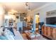 Open concept living space with a kitchen, living room, and entryway with stylish decor at 10 Perimeter Summit Ne Blvd # 4315, Brookhaven, GA 30319
