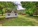Charming outbuilding offers extra storage surrounded by lush greenery in this idyllic setting at 123 Nelson Street, Newborn, GA 30056