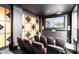 Private theater room with comfortable seating and large screen at 800 Peachtree Ne St # 1319, Atlanta, GA 30308