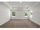 Open bedroom featuring recessed lighting and carpeted floors at 8 Foothills Trl, Sharpsburg, GA 30277