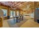 Unfinished basement featuring exposed ceilings and walls, including a dining area at 270 Alcovy Reserve Way, Covington, GA 30014
