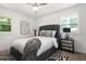 Cozy bedroom featuring two windows and zebra-print accents at 3337 Toney Dr, Decatur, GA 30032