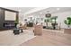 Open living space with fireplace, dining area and modern kitchen at 3337 Toney Dr, Decatur, GA 30032