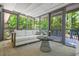 Cozy screened porch providing a serene outdoor living space at 3337 Toney Dr, Decatur, GA 30032