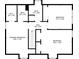 Second-floor layout featuring bedrooms, bathrooms, and a walk-in closet at 461 Village Green Sw Ct, Lilburn, GA 30047