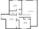 Second floor plan showcasing three bedrooms, a bathroom, and an open area at 781 Templeton Dr, Loganville, GA 30052