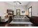 Elegant living room featuring a fireplace, dark wood floors, and comfortable seating for relaxation at 161 N Barton St, Norcross, GA 30071