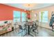 Charming dining area with stylish light fixture and updated colors at 377 Wyndham Way, Atlanta, GA 30315