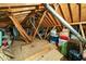 Spacious unfinished attic storage space with exposed rafters at 3390 River Ferry Dr, Alpharetta, GA 30022