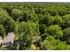 An aerial view showing homes surrounded by lush green trees at 1367 Ormewood Se Ave, Atlanta, GA 30316