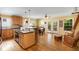 Spacious kitchen with an island, seating and natural light at 1367 Ormewood Se Ave, Atlanta, GA 30316