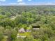 Aerial view of 2049 Rector Dr, Atlanta, GA, nestled among lush trees with the city skyline in the background at 2049 Rector Sw Dr, Atlanta, GA 30311
