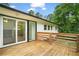 Wooden deck with sliding glass door and outdoor views at 2049 Rector Sw Dr, Atlanta, GA 30311