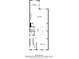 Detailed floor plan showcasing the layout of the first floor, including living room, kitchen, and dining area at 4355 Parkside Pl, Sandy Springs, GA 30342