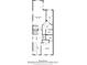 Detailed floor plan of the second floor, showcasing bedrooms, bathrooms, laundry, and office layout at 4355 Parkside Pl, Sandy Springs, GA 30342