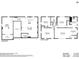 Floor plan of the home with dimensions for basement, first floor, and total area at 623 Montevista Sw St, Atlanta, GA 30310