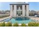 Stunning pool area with modern design and luxurious features, perfect for relaxation and entertainment at 245 Roycroft Ln, Fayetteville, GA 30214