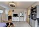Bedroom featuring ceiling fan, carpet flooring, and window bringing natural light at 4191 Secret Shoals Way, Buford, GA 30518