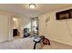 Exercise room with workout equipment and bathroom access at 4191 Secret Shoals Way, Buford, GA 30518
