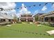 Spacious outdoor lawn area, perfect for gatherings and activities, surrounded by shopping and restaurants at 6815 Halcyon Way, Alpharetta, GA 30005