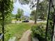 A view from the covered porch shows a tree lined street with homes in the distance at 1238 Trenton St, Atlanta, GA 30316