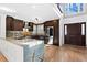 Stunning kitchen featuring custom cabinets, stainless steel appliances, and marble countertops, perfect for cooking and entertaining at 1352 Middlesex Ne Ave, Atlanta, GA 30306