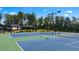Community tennis courts with lighting, fencing, and nearby shelters, perfect for recreation at 3062 Hawthorn Farm Blvd, Loganville, GA 30052