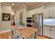 Stylish kitchen with stainless steel appliances, modern fixtures and a functional island at 3715 Horizon Ct, Cumming, GA 30041