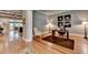 This home office features hardwood floors, natural light, and neutral paint colors at 3715 Horizon Ct, Cumming, GA 30041