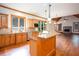 Eat-in kitchen with granite countertops, stainless steel appliances, and an open layout at 3333 N Hembree Rd, Marietta, GA 30062