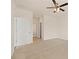 Bedroom with fan and a carpeted floor at 1626 Palladian Way, Lithonia, GA 30058