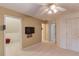 Large bedroom featuring a ceiling fan and natural light at 4975 Duncans Lake Dr, Buford, GA 30519