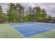 Well-maintained tennis courts at the community, offering recreational opportunities with surrounding trees and adequate court lighting at 4975 Duncans Lake Dr, Buford, GA 30519