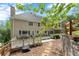 Expansive backyard featuring a spacious deck and beautifully landscaped grounds at 4223 N Mountain Ne Rd, Marietta, GA 30066