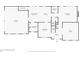 Layout of the home featuring a kitchen, dining room, living room, office, and garage at 4223 N Mountain Ne Rd, Marietta, GA 30066