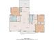 Detailed home floor plan shows layout of rooms, including kitchen, bedrooms, and bathrooms at 1790 Shirley Sw St, Atlanta, GA 30310