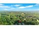 An aerial view of the property nestled within a lush green landscape offering tranquility and privacy at 185 Waverly Walk, Douglasville, GA 30134