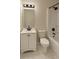 A full bathroom with a tub-shower combo, modern fixtures, and clean design at 191 Northdale Pl, Lawrenceville, GA 30046
