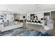 Spacious living room with modern kitchen and entertaining space at 775 Juniper St # 212, Atlanta, GA 30308