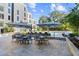 Outdoor patio with tables and seating, perfect for entertaining at 775 Juniper St # 212, Atlanta, GA 30308