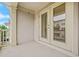Covered balcony with double doors providing ample natural light at 1199 Lavista Ne Rd, Atlanta, GA 30324