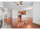 Open-concept living area with wood floors, updated appliances, and abundant natural light, perfect for modern living at 1199 Lavista Ne Rd, Atlanta, GA 30324