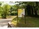 River access point with informational signage, promoting safe river activities and exploration at 6596 Wright Ne Rd, Atlanta, GA 30328