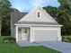 Charming one-story home boasts a neutral exterior, two-car garage, and professionally landscaped yard at 1818 Butterfly Way, Marietta, GA 30066