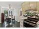 Cozy eat-in kitchen with stainless steel appliances, and bright countertops at 3299 Pete Shaw Rd, Marietta, GA 30066