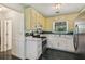 Kitchen with stainless steel appliances and lots of cabinet space at 3299 Pete Shaw Rd, Marietta, GA 30066
