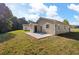 Back exterior view showing the concrete patio and siding of the house at 3645 Ten Oaks Cir, Powder Springs, GA 30127